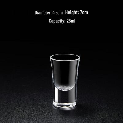 OLOEY 25ml Glass Baijiu Shot Glasses Set