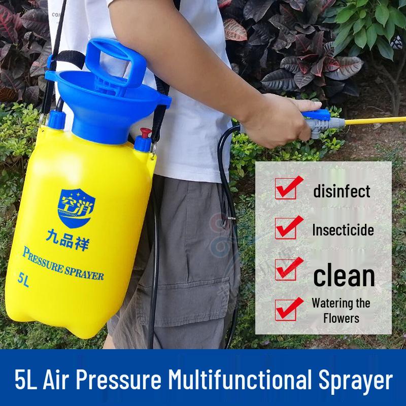 

5 л Ручной опрыскиватель с воздушным давлением для садоводства, посадки, дезинфекции и борьбы с вредителями