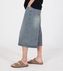 Beoteunseoul Catbrush Vintage Bermuda Denim Pants (Mud Blue)