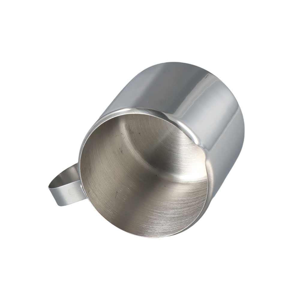 Stainless Steel Silvery Latte Art Coffeeware Cup Coffee Cream Pitcher Milk Foam Jug Measuring Cup