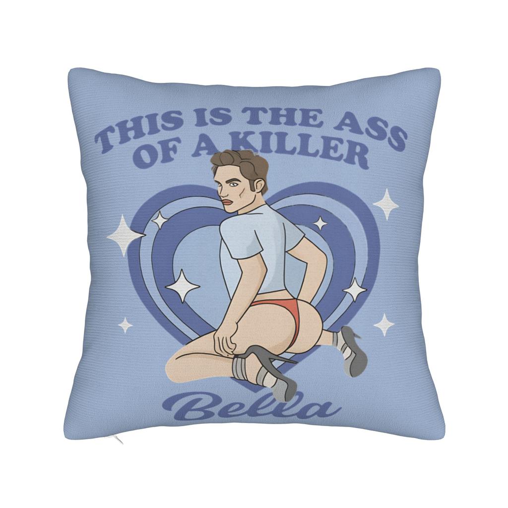 Funny Edward Cullen Jacob Twilight Pillow Cover Comfy Cushion Cover Morden Pillow Case For Living Room Sofa