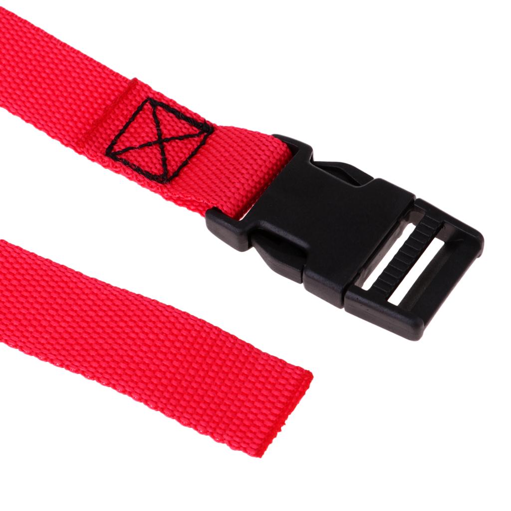 1pair 39.4 Inch* 1 Inch Golf Bag Cart Trolley Webbing Strap Quick Release Strap