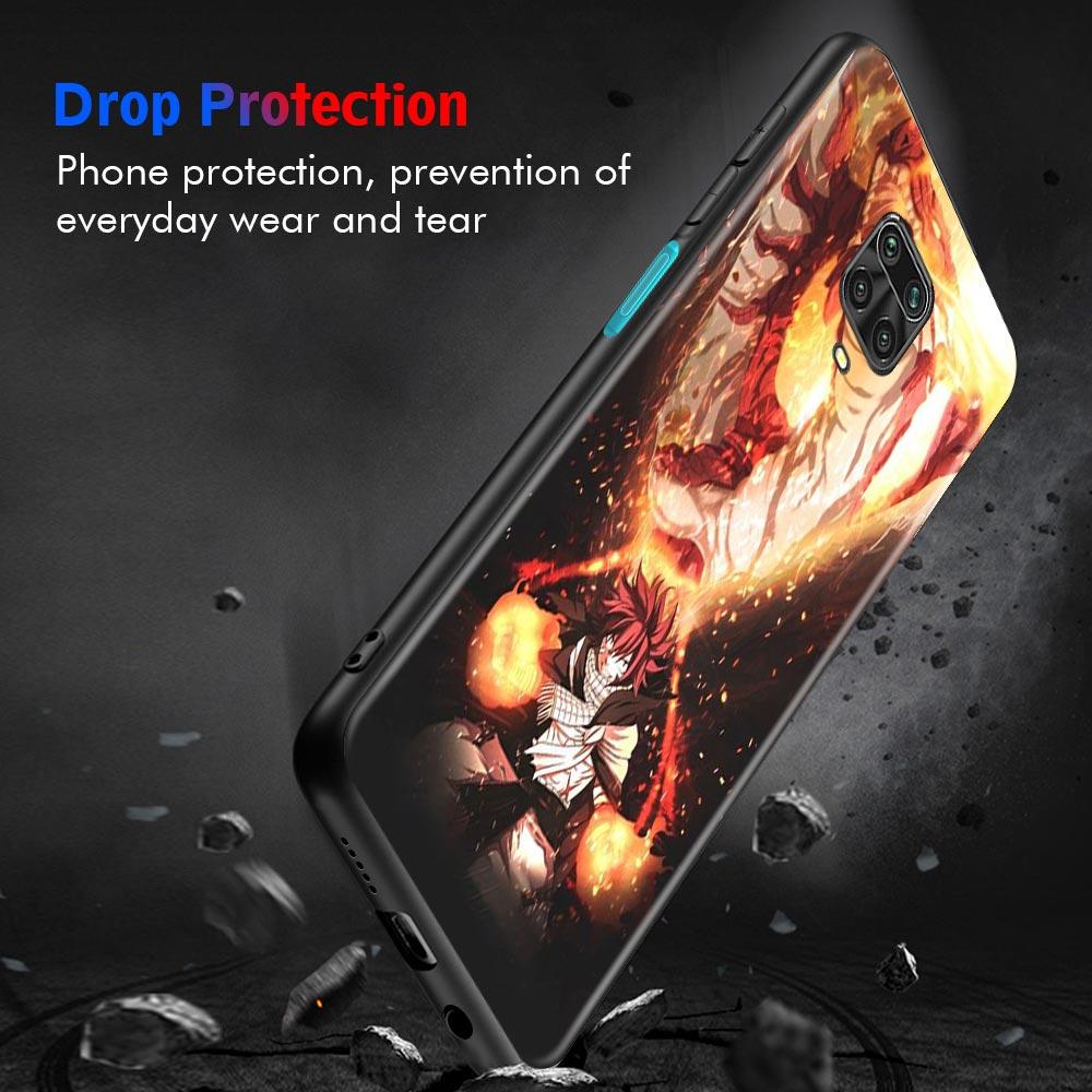 Manga Fairy Tail Anime Phone Shell For XIAOMI REDMI Note 11 9 8 10 Pro Max 7 8T 9S 10Lite Fundas for REDMI 9 8 9C 9A 8A 7A Case