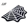 Halloween Floor Mat Bathroom Rug Spider Web Bath Mat Gothic Pumpkin Lantern Non-slip Rug Non-Slip Area for Front Door Bedroom Decorative Home Decor