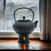 CAST IRON KETTLE 1.5 L TEA INFuser with Strainer + Warmer