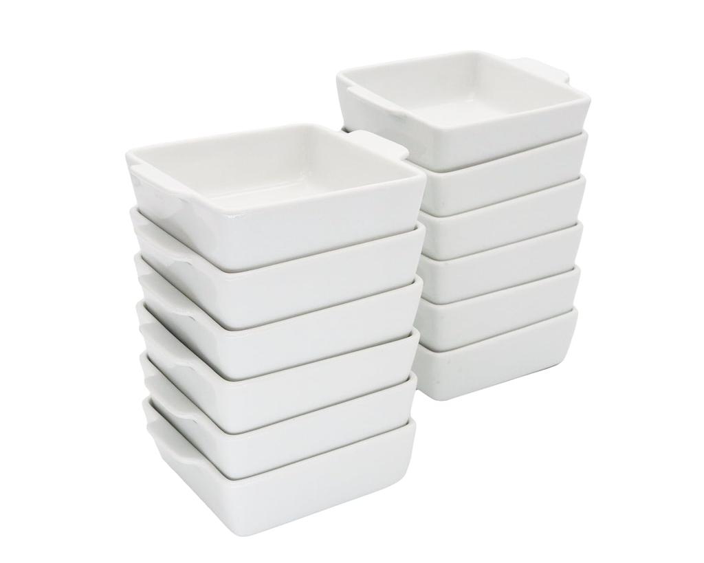 Castle Enterprises Oven Baker, 12cm, 12-Piece Set, Mom Support Series, Fits Perfectly in Toasters, Professional Grade