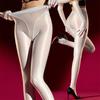 Glänzende Hosen 80D Bodybuilding-Strumpfhosen vertikaler Streifen hinten Tanzstrümpfe ölglänzend 360 sexy seidige Strumpfhosen