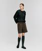 DEPOUND Flower Pattern Knee Socks [Charcoal]