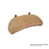 Summer Cooling Cat Ear Pillow - Mugwort Cervical Support with Rattan and Coarse Cloth Design