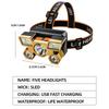 Powerful Rechargeable Head Flashlight for Fishing Led Headlamp Nitecore Camping Headlights Hunting Torch Hiking Front Lanterns