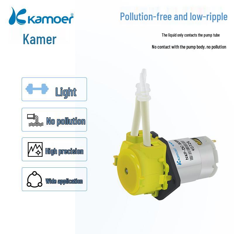 Kamer NKP Peristaltic Mini Water Pump - 12V/24V, Low Noise, Self-Priming, Hose Compatible