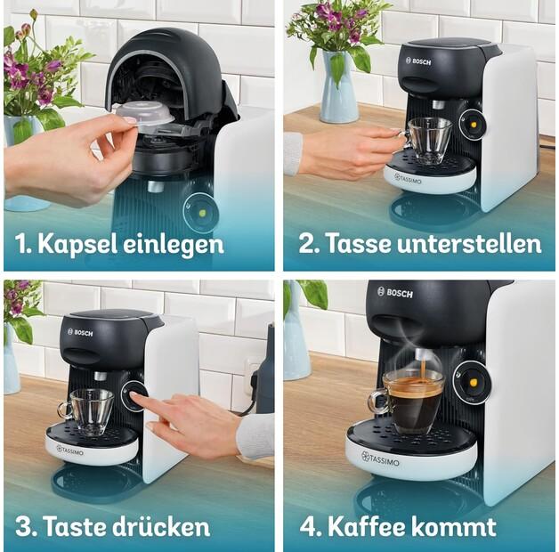 Капсульная кофемашина Bosch TAS164E Tassimo Finesse friendly