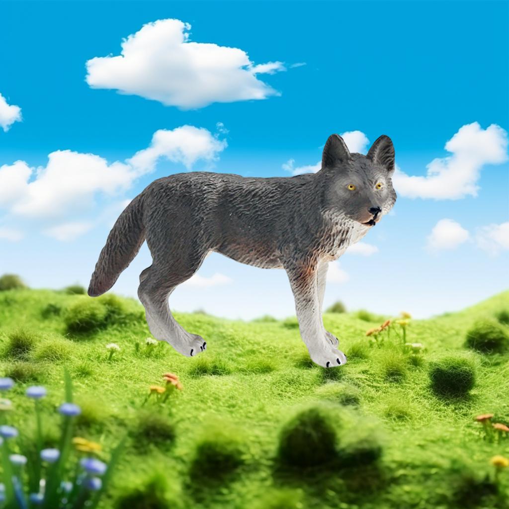 Animal Figurine Realistic Alpaca Goat Deer Ostrich Horse Forest Woodland Creatures Figure Kids Educational Wild Animal Toy
