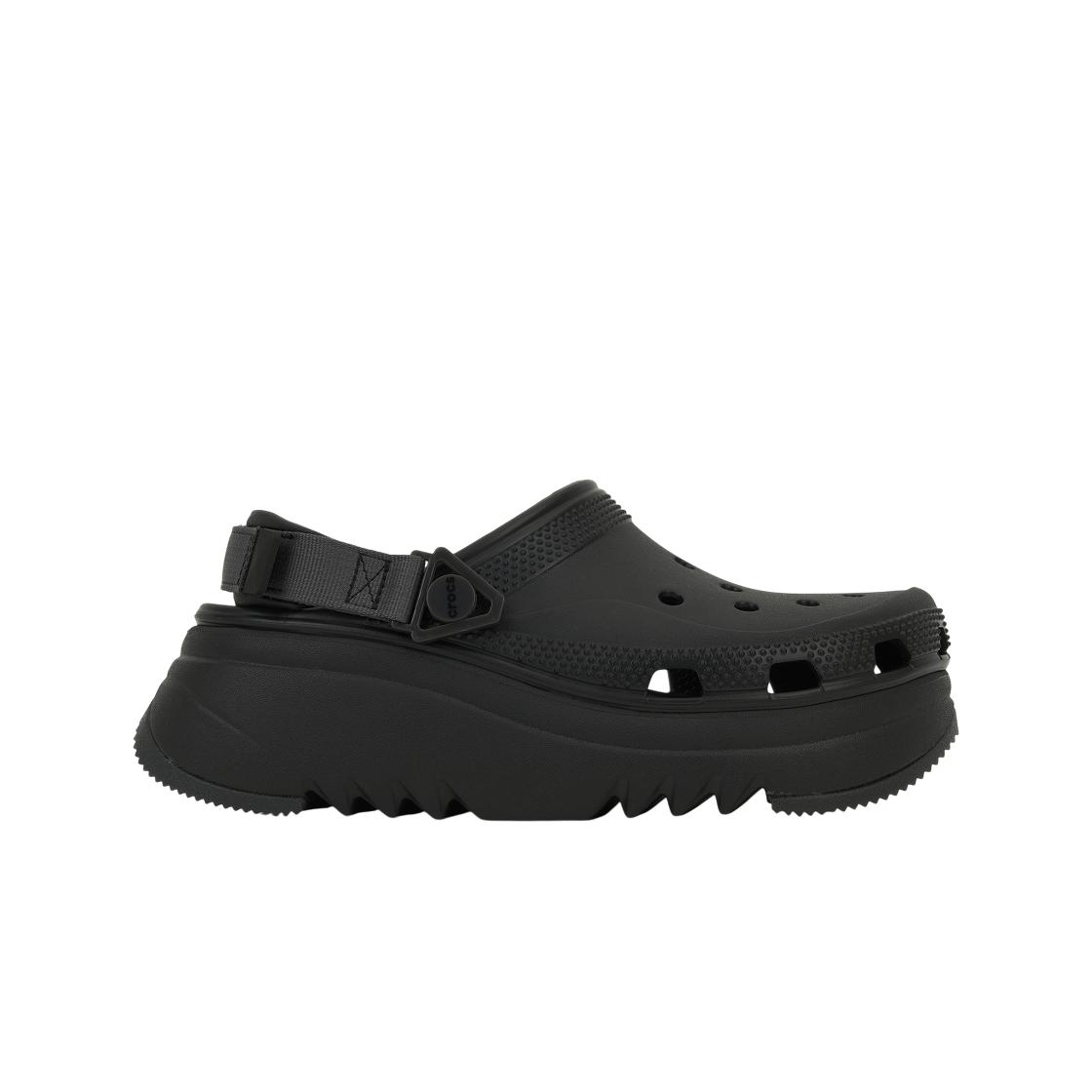 Crocs Hiker Xscape Eva Hunter Clogs Mit Dicker Sohle 5cm Unisex-Schuhwerk Schwarz 208365-001 45-46