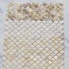 Shell Mosaic Tile Natural White Mother of Pearl Wall Backsplash Bathroom Tiles Fish Scale Sheet Kitchen 97