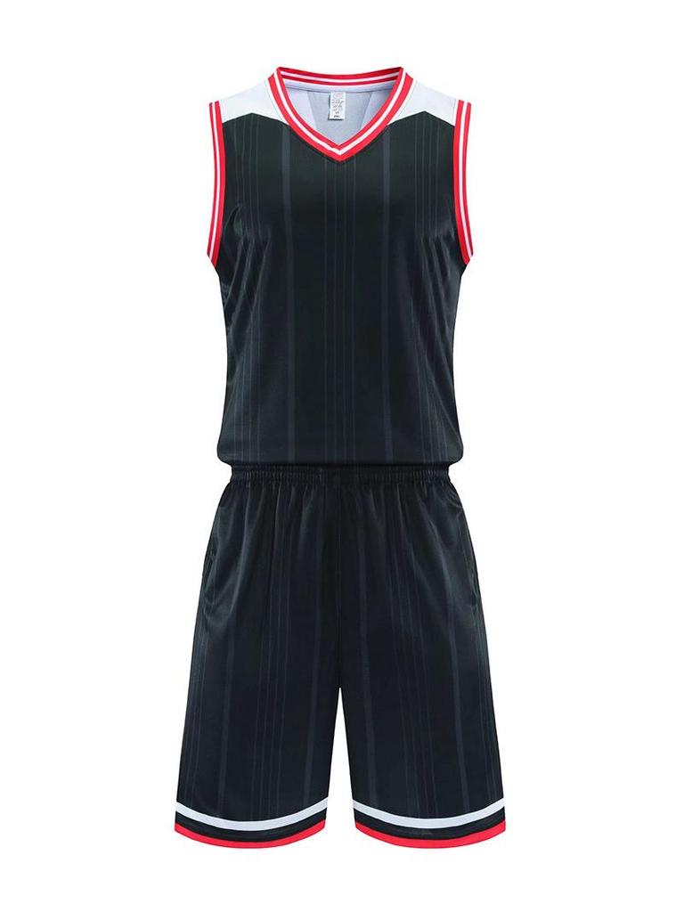 Men's Trendy Sports Basketball Uniform Set – Tank Top & Shorts
