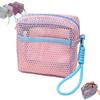 Dopamine Color Mesh Cosmetic Bag Large Capacity Make Up Case Fashion Travel Storage Pouch