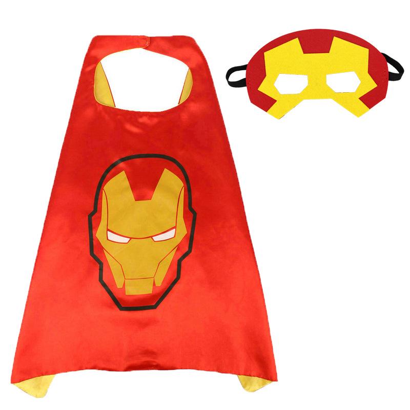 Kids' Marvel Superhero Capes: Superman, Batman, Spider-Man, Iron Man, Captain America