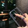 For iPhone 16 Pro Max Crystal Clear Case TPU+Acrylic Shockproof Phone Cover