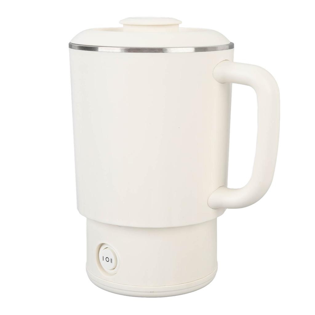 Reise-Wasserkocher 600 ml Fassungsvermögen 600 W Schnelles Erhitzen Edelstahl Tragbarer Heißwasserkocher