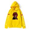 Herren Naruto Anime Hoodie Cosplay Sweatshirt Lockere Passform Baumwollmischung Langarm Lässig Streetwear