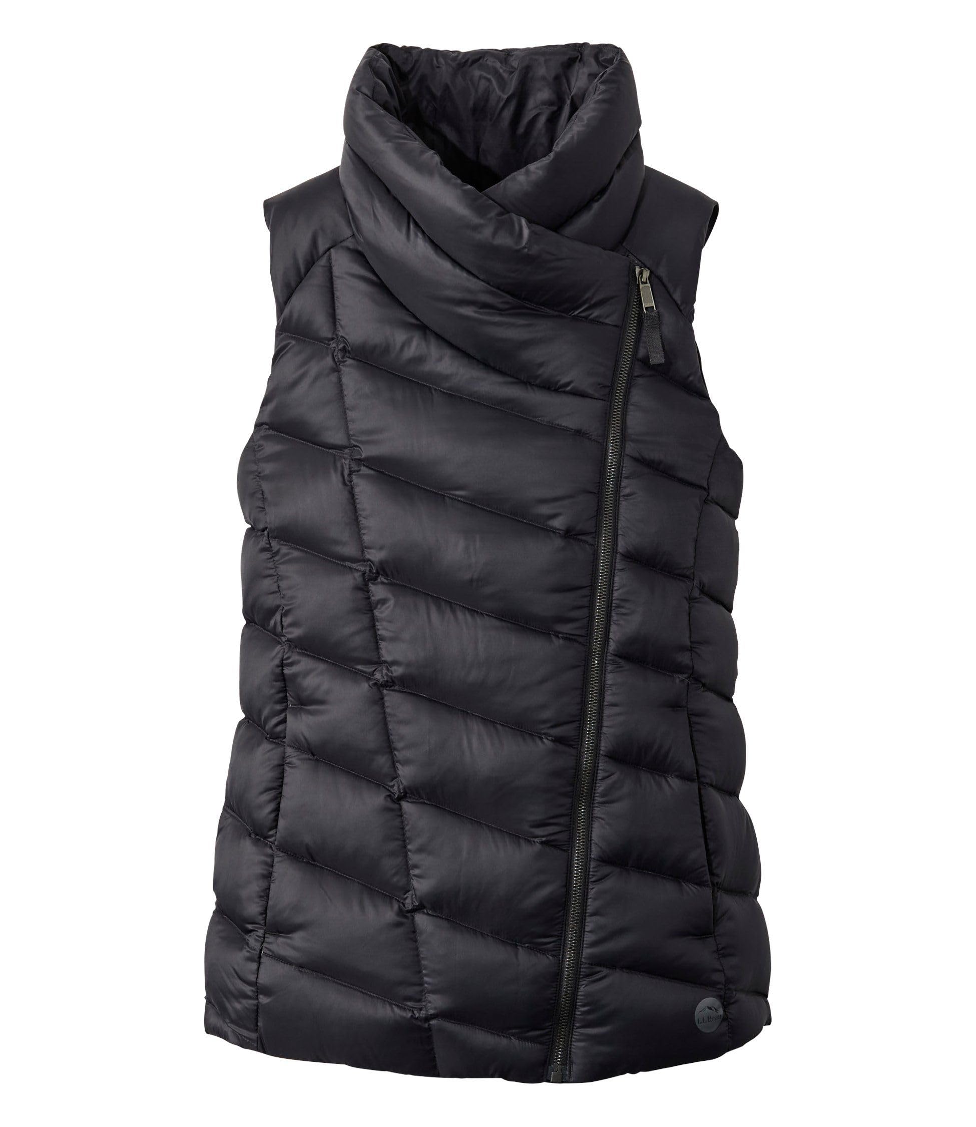 

LL Bean Boundless Down Puffer US Size Dark 1000104513 Women s Vest, Fit, Petite, L, Black,