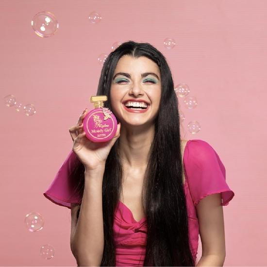 Moody Girl Long Luxury Perfume for Women I Zealous Perfume, 100 Ml with Chic Glitter Pouch Combo