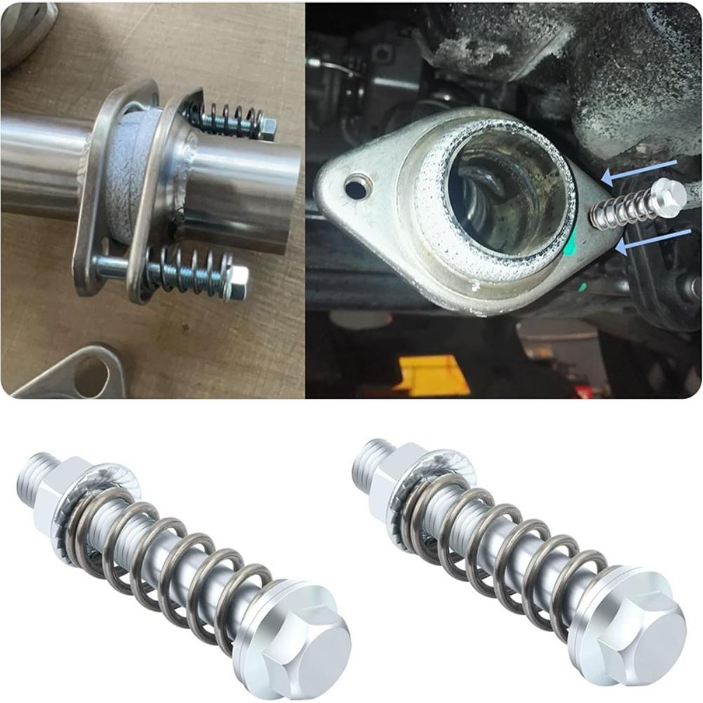 M10x1.5x75mm Exhaust Bolts And Nuts Kit Auto Parts Exhaust Bolt And Spring Kit Car Accessories