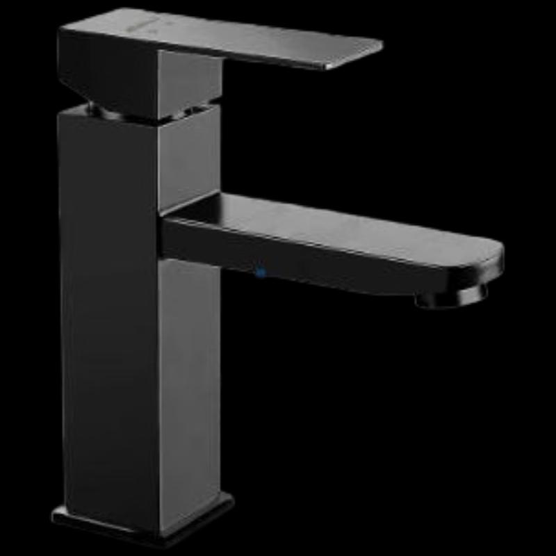 

Junshi Black Square Stainless Steel Basin Faucet