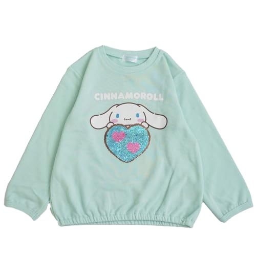 

sanrio sweatshirt cinnamoroll reversible sequin girls green