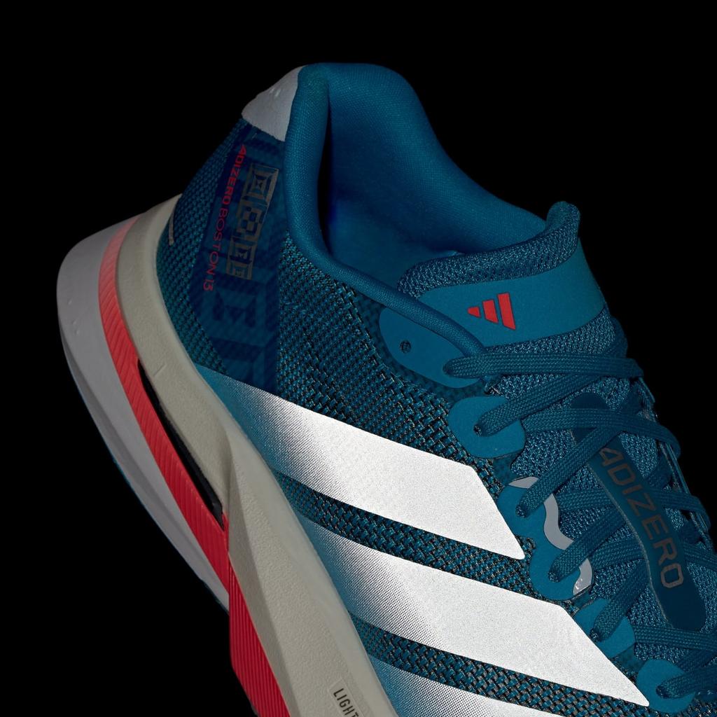 adidas Adizero Boston 13 JR4867 Women's Performance Sports Shoes Solar Blue / Silver Metallic / Dark Solar Blue