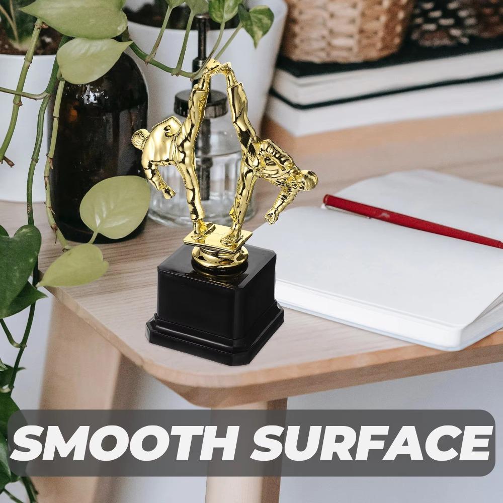 Martial Arts Gold Trophy Awards Plastic Model Winner Award Trophy Toy  for Team Competition