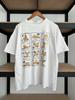 Unisex Shirt Cotton Oversize Large Size Vintage 90s Sex Positions Kamasutra Porno Star Horoscope White T-shirt Sz XL