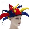 Creative Colorful Halloween Party Clown Hat with Small Bell Carnival Funny Costume Ball Funny