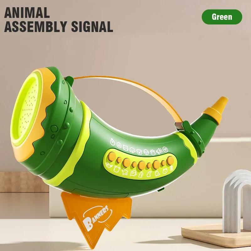 Non-Toxic 30 Animal Sound Electric Whistle Assembly Effects Simulation Calls Whistles Horn Toys Children Music Educational Toy Kids