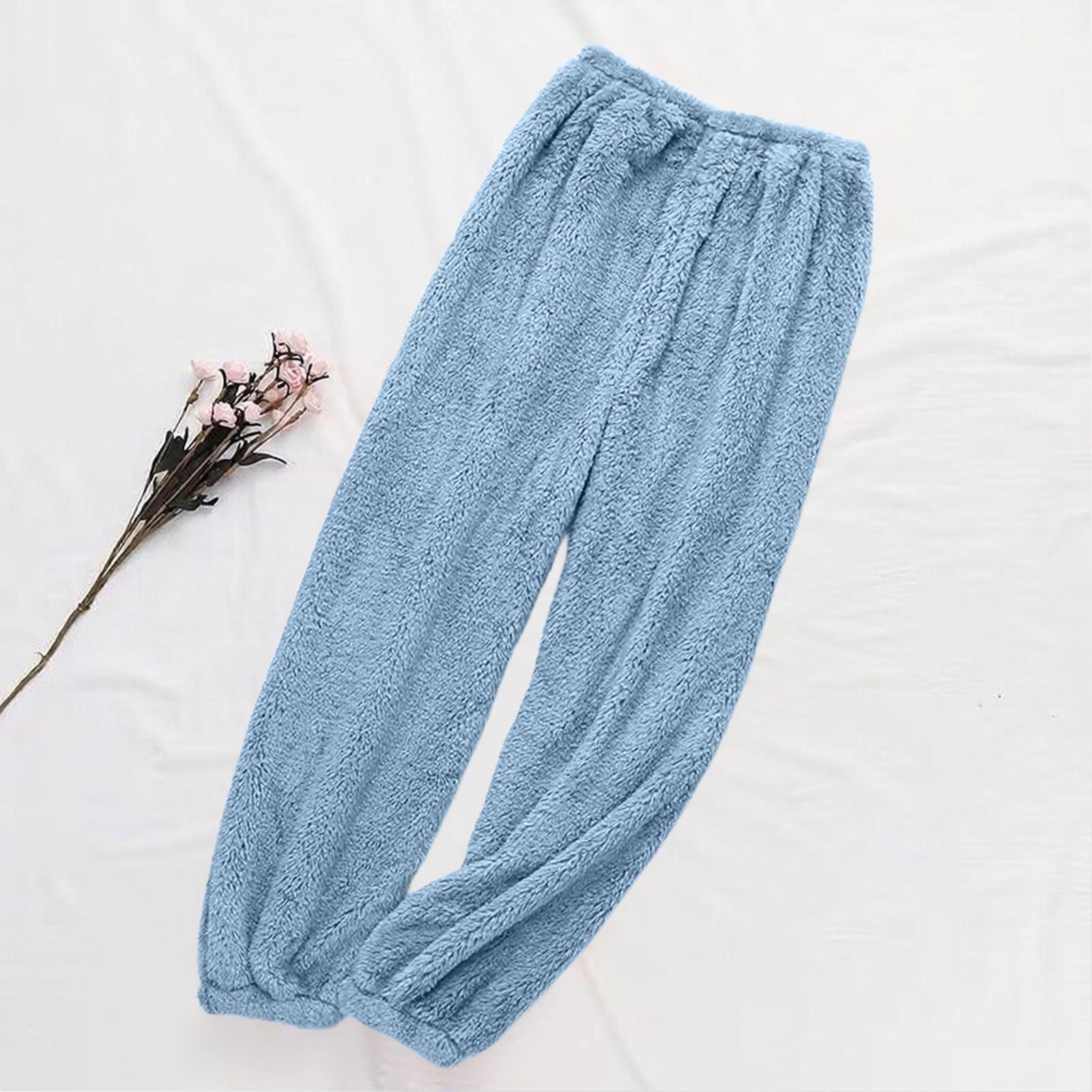 

Женские плюшевые зауженные брюки Модные женские L