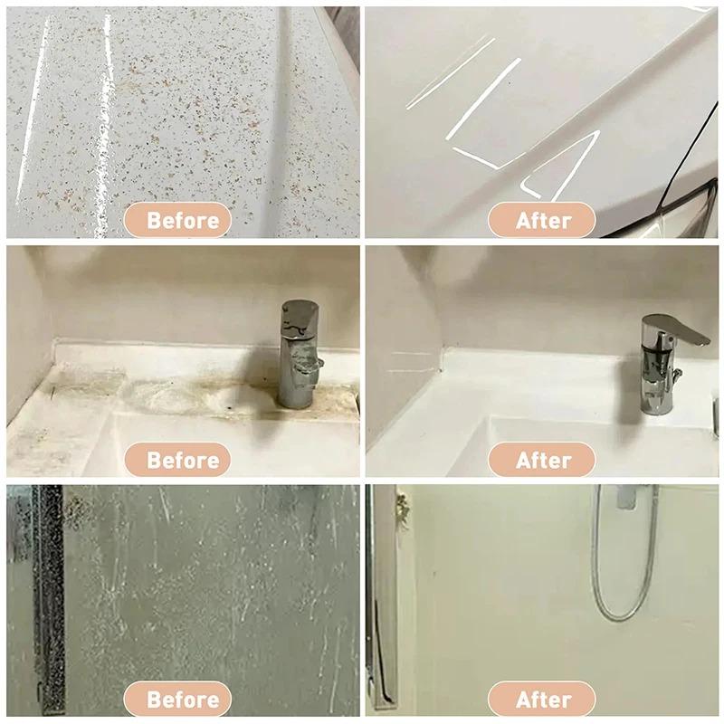 Cleaning sponge sheets, 2x compressed melamine sponge, kitchen and bathroom cleaning sponge, high-density sponge cleaner.