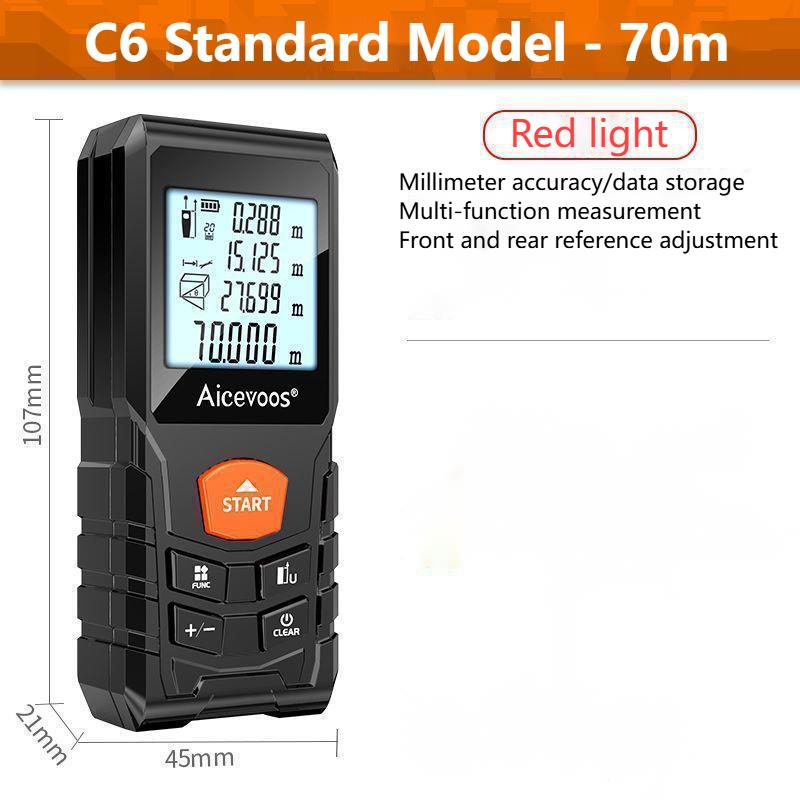 High-precision Laser Distance Meter Infrared Measuring Ruler Electronic Ruler Room Meter Handheld Distance Measuring Instrument