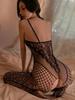 Women Sexy Adult Fishnet Bodysuits Lingerie Catsuit Transparent Open Crotch Erotic Underwear Bodystockings Mesh Body Suits