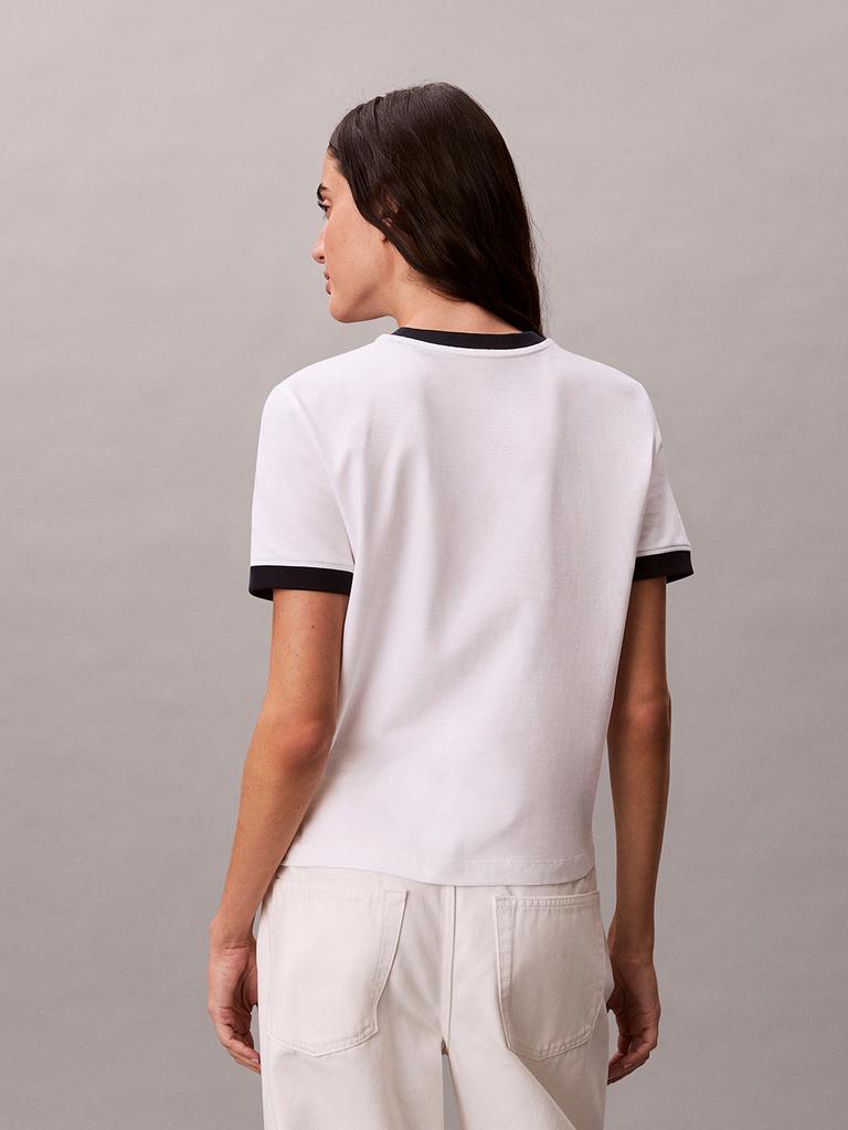 Kaelbinkeullainjin Women'S Ringer Short Sleeve T-Shirt 47F891G Yaf