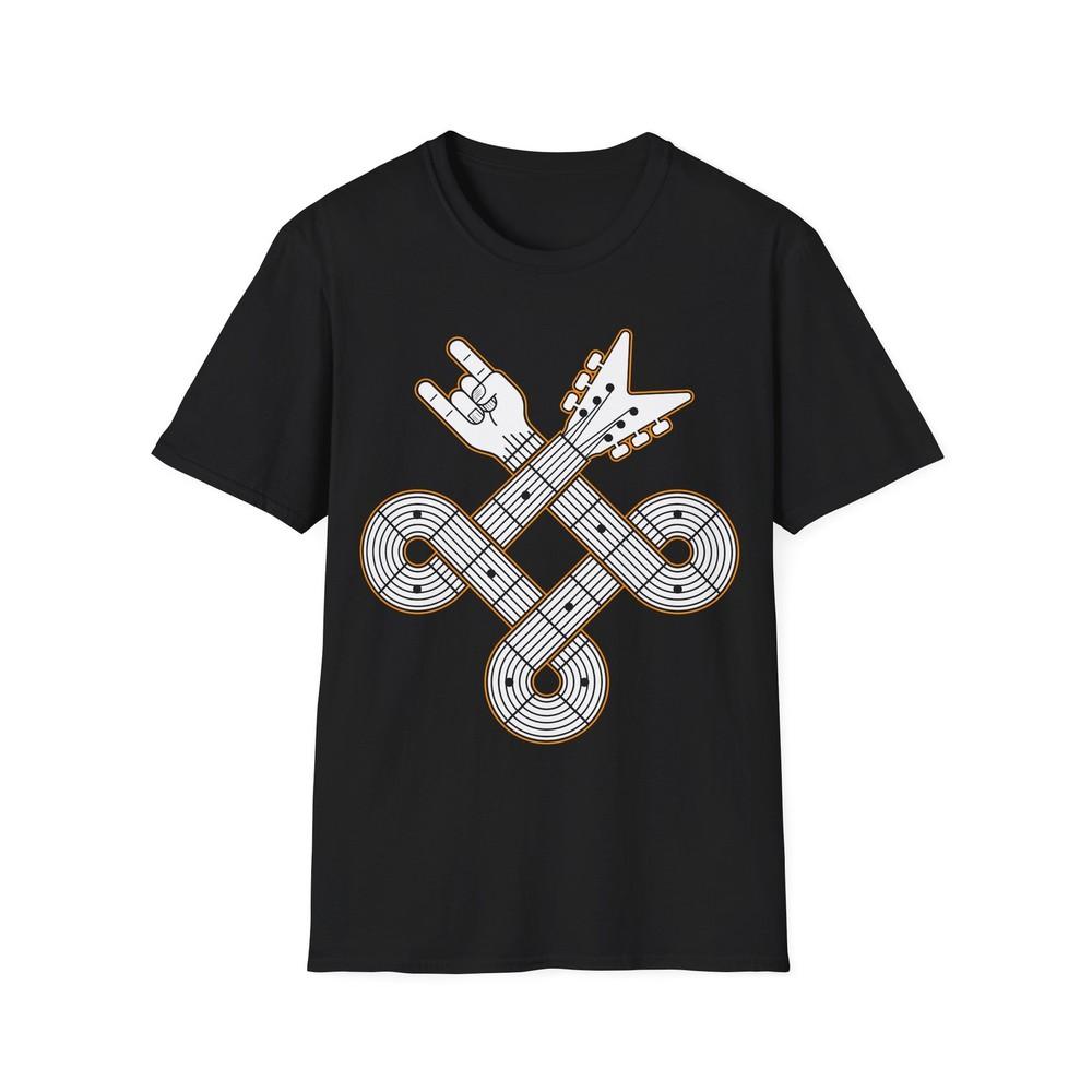 Guitarist Tee, Rock Fan Top, Unisex T-Shirt, Celtic Knot Shirt, Musician Gift