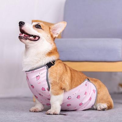 Wasserdichte Bauchschutz-Kleidung für Hunde Schmutzabweisendes Hundebaby Lätzchen Katze Sterilisationsanzug Atmungsaktive Hundebauchabdeckung Bauchschutz
