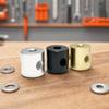 Aluminum Alloy Cylindrical Nut M8 Through Hole Triangular Connector Nut Stainless Steel 24mm Through Hole Nut Ceiling Decorative