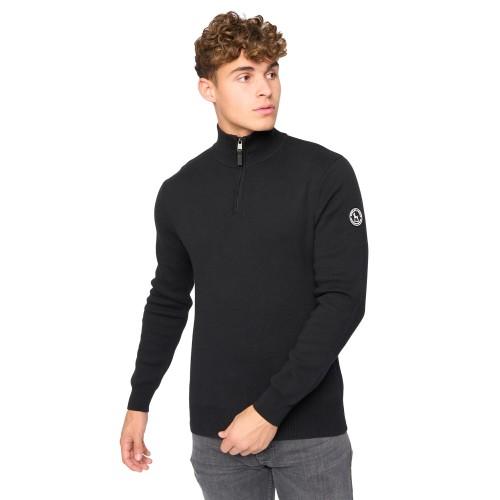 Bewley & Ritch Mens Kempsford Knitted Funnel Neck Jumper