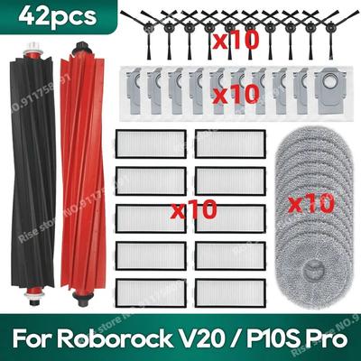 Zubehör Kompatibel Für (Roborock Qrevo Master / Qrevo Slim) Hauptbürste Mopptuch Hepa-Filter Staubbeutel Ersatzteile