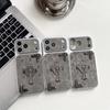 Чохол для телефону в стилі Chrome Hearts, сумісний з iPhone 15 Pro Max, повне покриття, шкіра, прикраси у вигляді хреста та конюшини