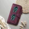 Astronaut Print Long Purse Forever Casual Fashion Travel Card Holder Zipper Wallet 