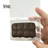 Tactile Sensory Balls Crispy Chocolate Squeeze Toy, Wax Cracking Stress Relief Slow Toy Rising Fidget with Crackable Texture, Party Favors Elastic