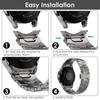 No Gaps Stainless Steel Band for Samsung Galaxy 6 Classic 47mm 43mm 5pro 45mm Men Link Strap for Galaxy 7 6 5 4 44mm 40mm FE
