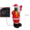 Inflatable Christmas Halloween Decorations with LED Lights: Snowman, Pumpkin, Santa Claus, Gingerbread Man, and Ghost (Santa Claus)